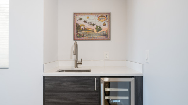 The third level Master Suite has it's own wet bar and a huge sun deck as well as a washer/dryer to fully compliment the luxury guest experience.