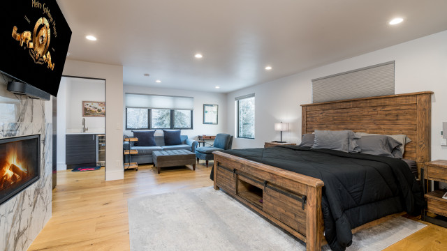 Luxurious Master Suite occupies the entire third floor of the house